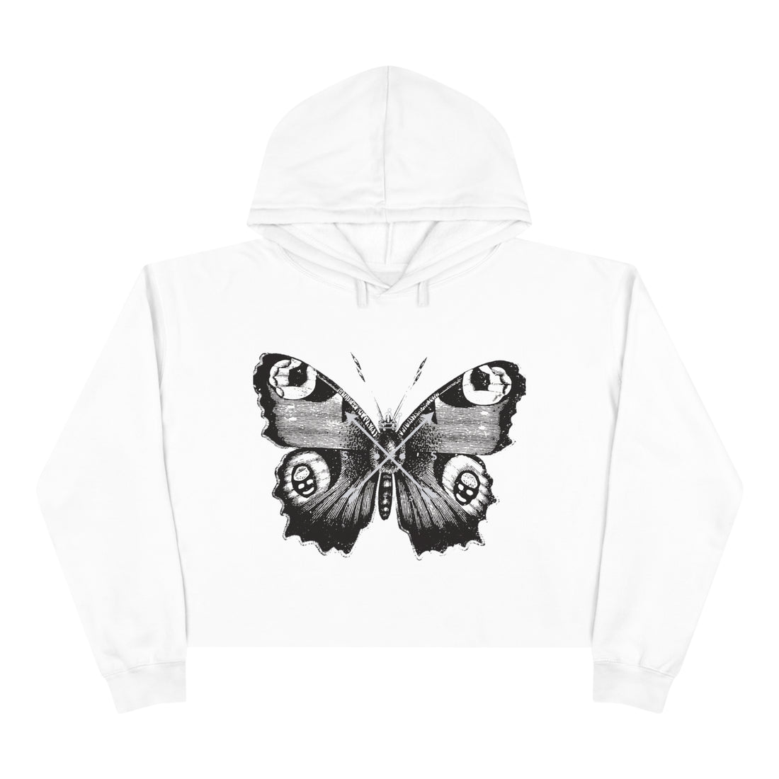 Butterfly Crop Hoodie
