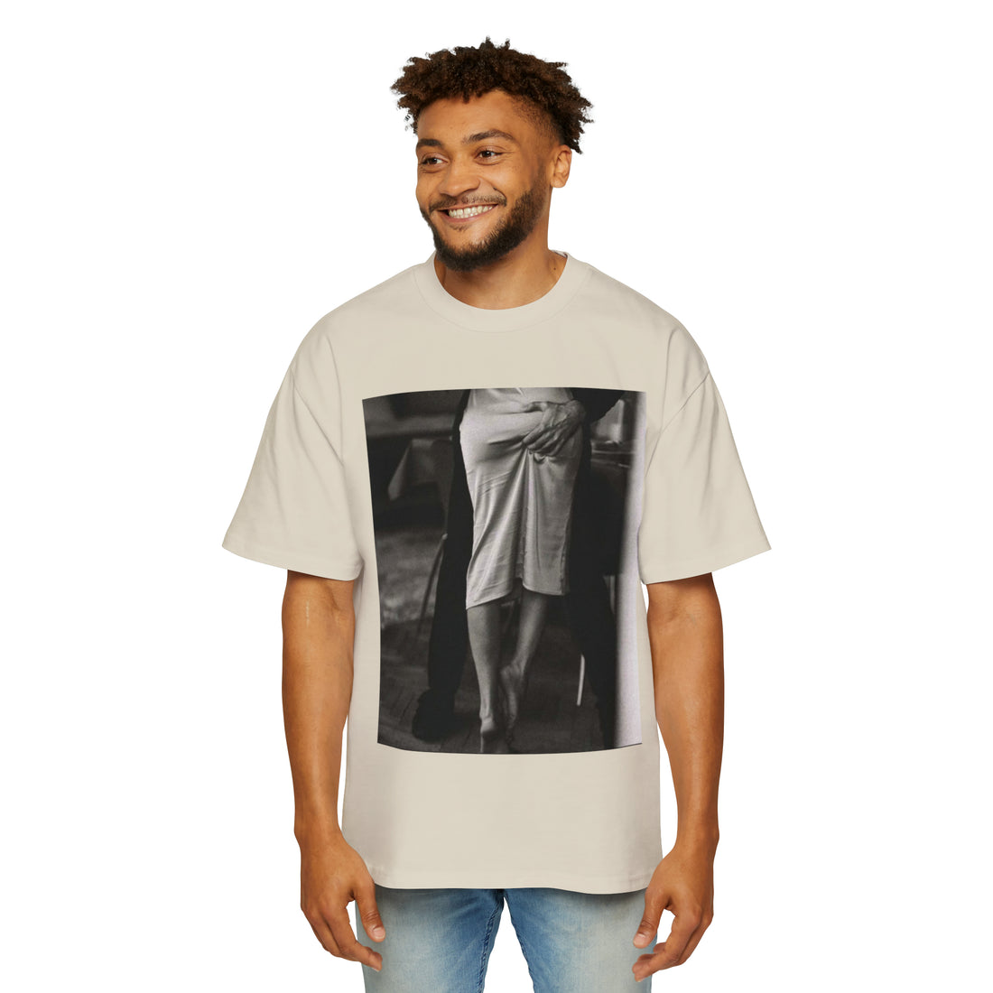Hold Ty Men's Heavy Oversized Tee