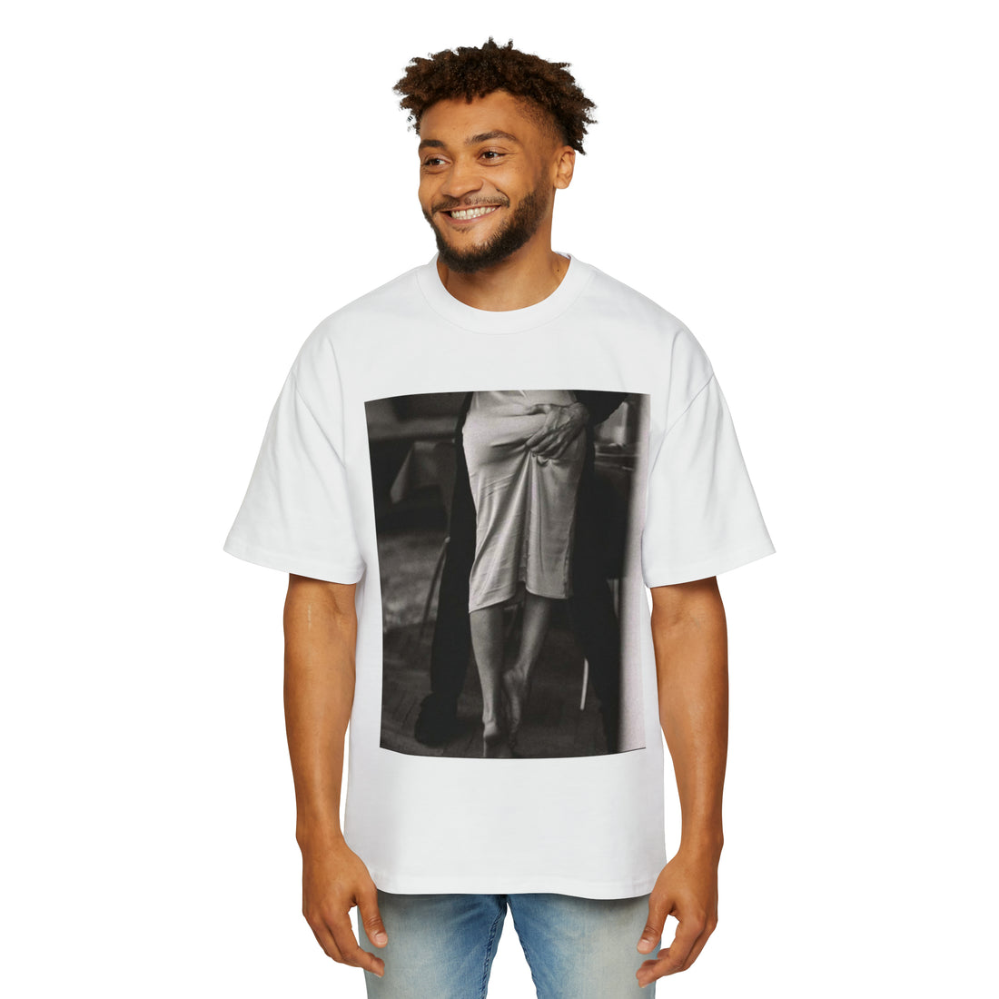 Hold Ty Men's Heavy Oversized Tee