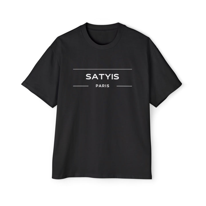 Satyis Logo Men's Heavy Oversized Tee