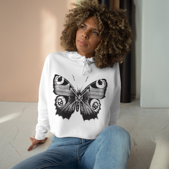 Butterfly Crop Hoodie